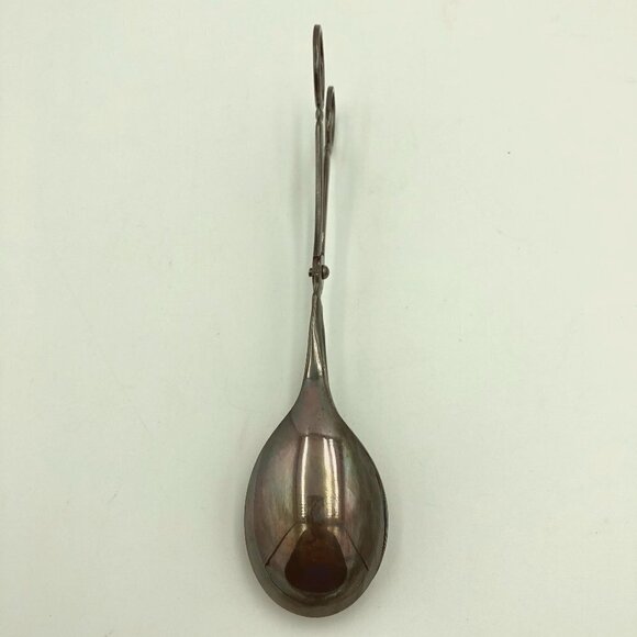 Sheffield Silver Plated Serving Spoon Salad Tongs - Picture 3 of 6